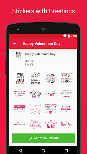 Love Sticker Packs - WASticker - Image screenshot of android app