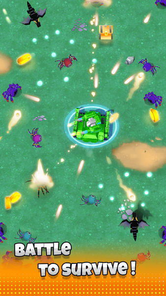 Idle Merger: Tank Battle - Gameplay image of android game