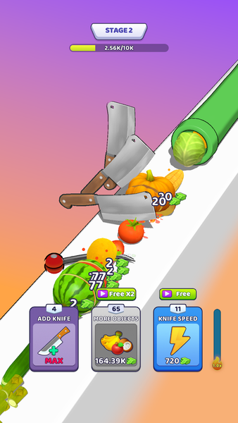 Idle Slice - ASMR Game - Gameplay image of android game