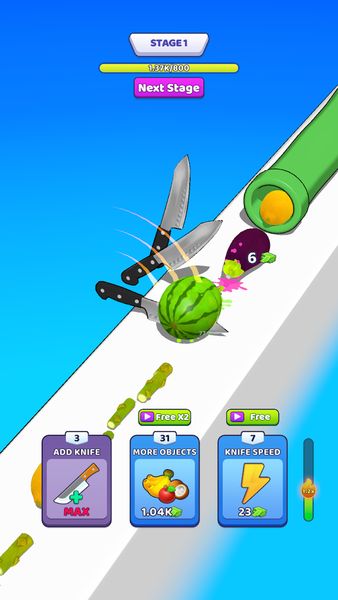 Idle Slice - ASMR Game - Gameplay image of android game