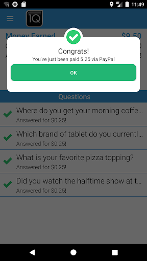 ۱Q: Earn Easy Cash for Surveys - عکس برنامه موبایلی اندروید