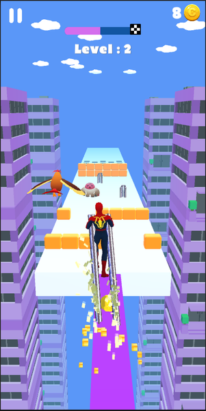 Superhero High Stilts - عکس بازی موبایلی اندروید