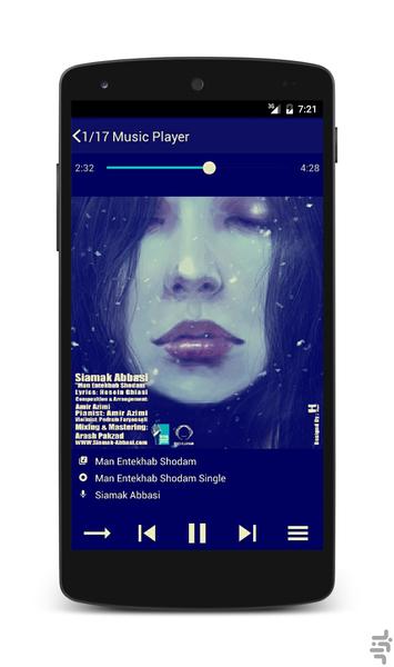 1/17Music Player موزیک پلیر حرفه ای - عکس برنامه موبایلی اندروید