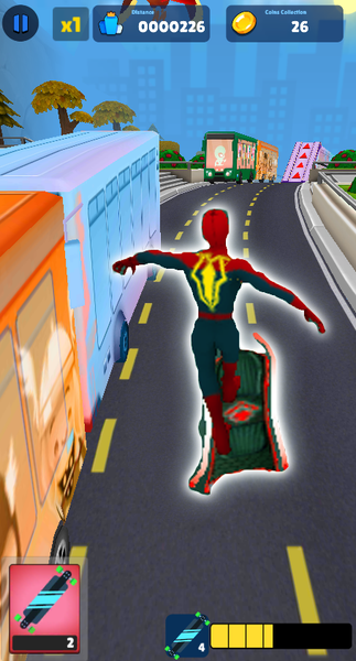 Superhero Subway Runner ۲ - عکس بازی موبایلی اندروید