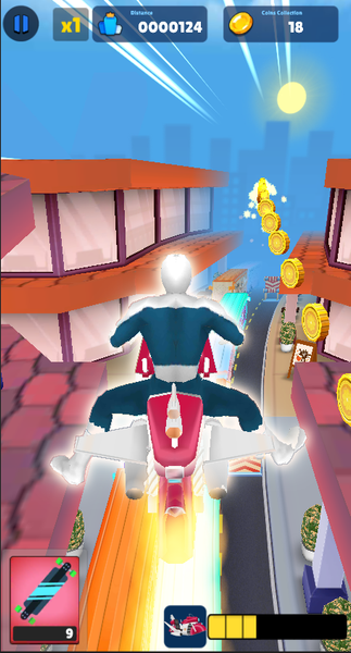 Superhero Subway Runner 2 - Gameplay image of android game
