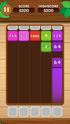 2048 Shoot & Merge Block Puzzl - Gameplay image of android game
