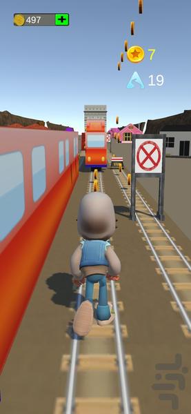 Subway Sprinters  قطار سکه خور - Gameplay image of android game