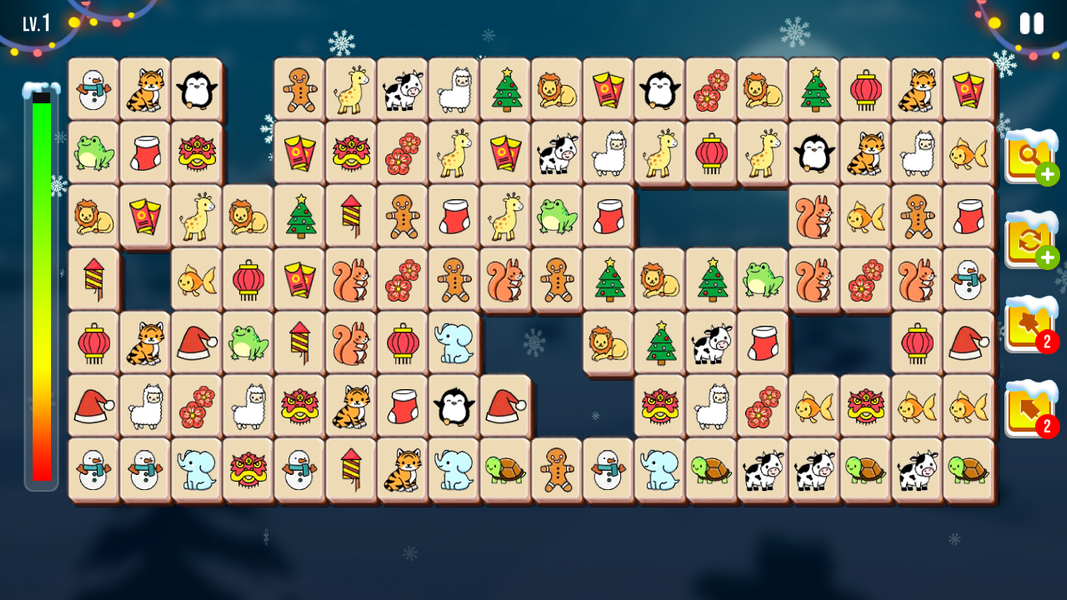 Onet Connect Animal Deluxe - Gameplay image of android game