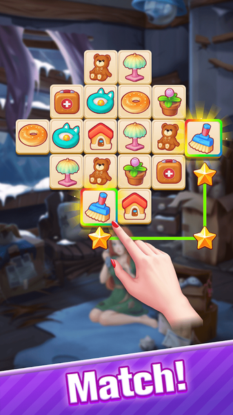 Onet Match-Tile Connect Game - Gameplay image of android game