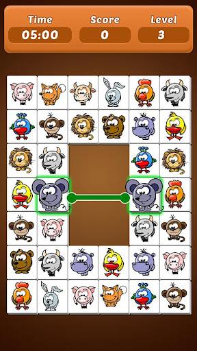 onet connect tile match game - Gameplay image of android game