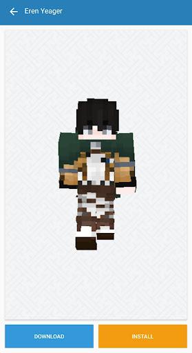 AOT Skins MOD Minecraft - Image screenshot of android app