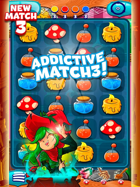 The Apprentice Witch - Match ۳ - عکس بازی موبایلی اندروید