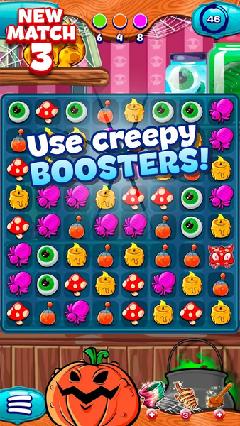 The Apprentice Witch - Match ۳ - عکس بازی موبایلی اندروید