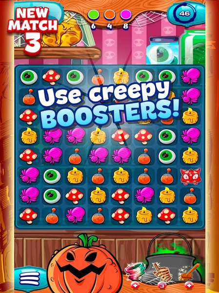 The Apprentice Witch - Match ۳ - عکس بازی موبایلی اندروید