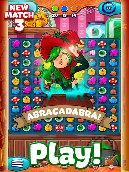 The Apprentice Witch - Match ۳ - عکس بازی موبایلی اندروید