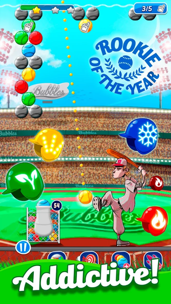 Baseball Bubble Shooter - Gameplay image of android game