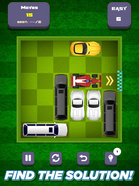 Unblock Cars : Parking Puzzle - Gameplay image of android game