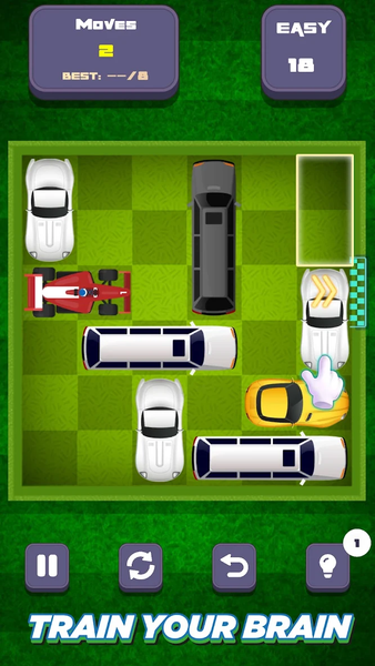Unblock Cars : Parking Puzzle - Gameplay image of android game