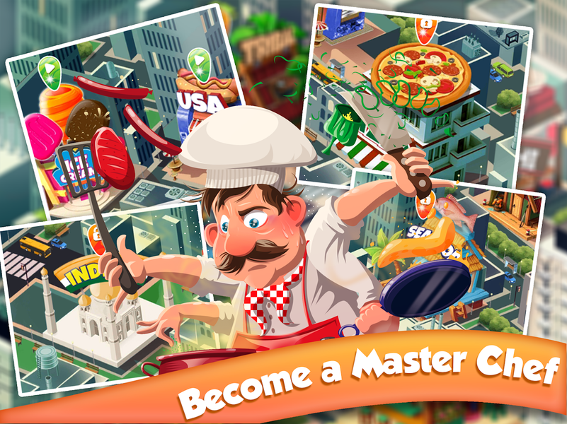Cooking Rush: Restaurant Chef - عکس بازی موبایلی اندروید