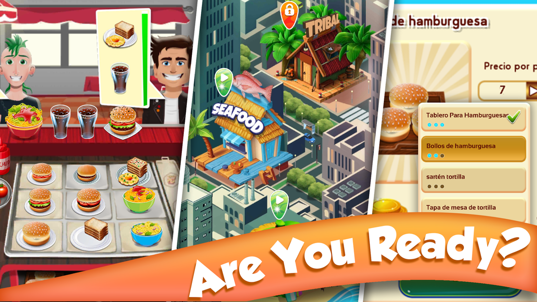 Cooking Rush: Restaurant Chef - عکس بازی موبایلی اندروید
