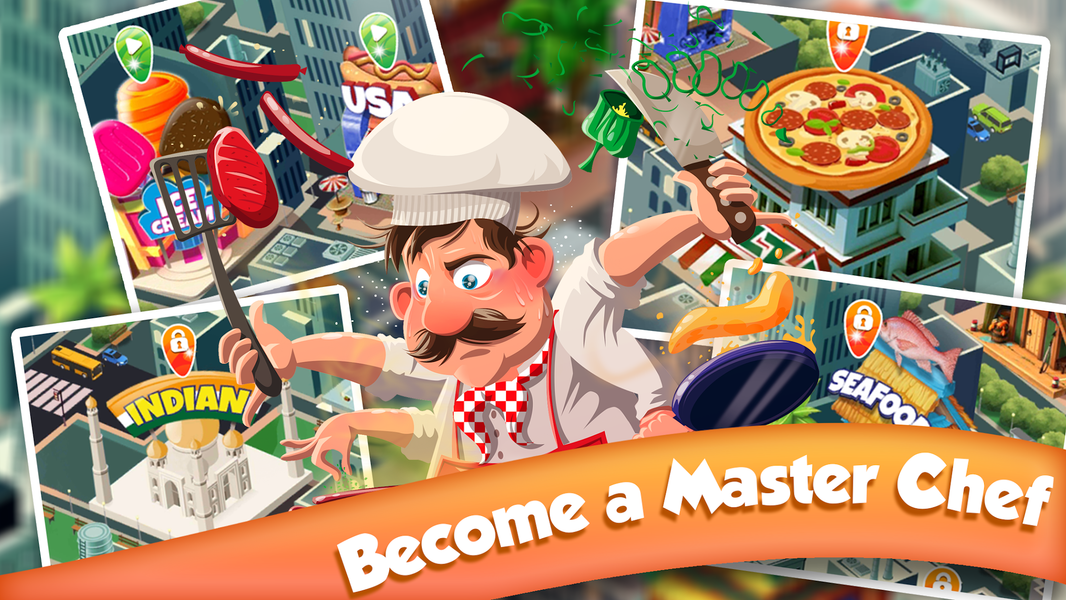 Cooking Rush: Restaurant Chef - عکس بازی موبایلی اندروید