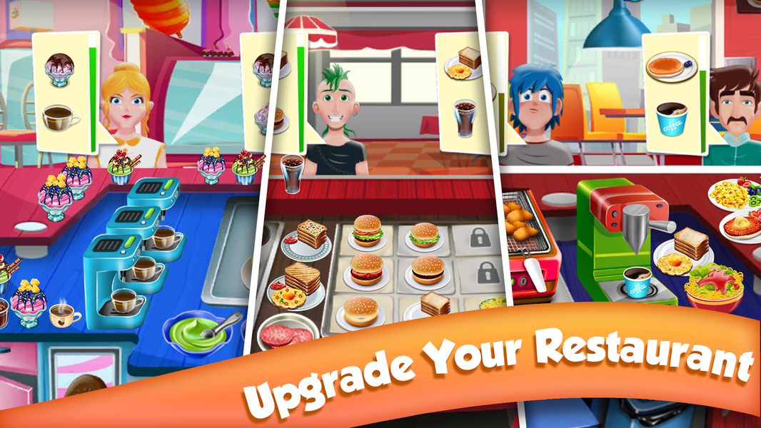 Cooking Rush: Restaurant Chef - Gameplay image of android game