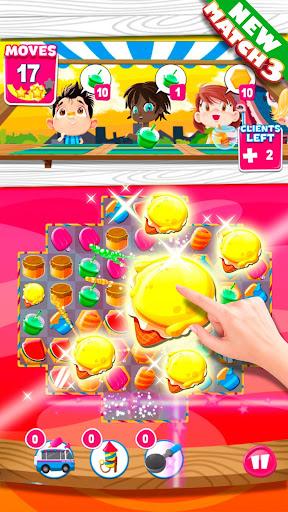 Ice Cream Match 3 Puzzle Game - Gameplay image of android game