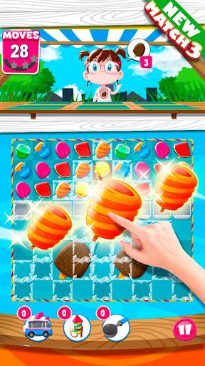 Ice Cream Match 3 Puzzle Game - Gameplay image of android game