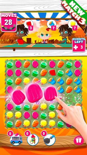 Ice Cream Match 3 Puzzle Game - Gameplay image of android game
