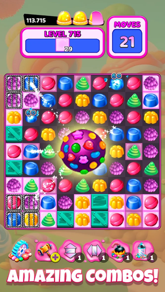 Colorful Gummy Blast - عکس بازی موبایلی اندروید