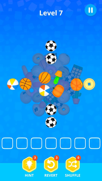 Match 3D Objects 2024 - Gameplay image of android game