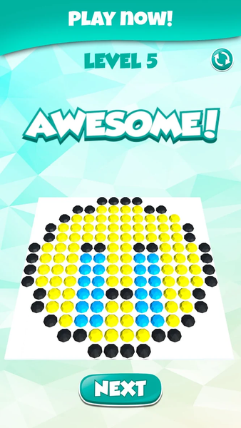 Diamond Painting Pixel Color - Gameplay image of android game