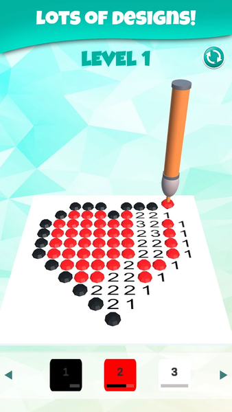 Diamond Painting Pixel Color - Gameplay image of android game