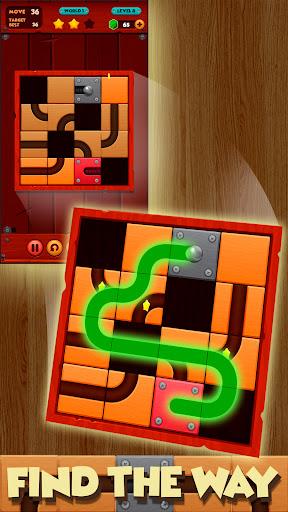 Unroll Ball Wood Puzzle 2024 - Image screenshot of android app
