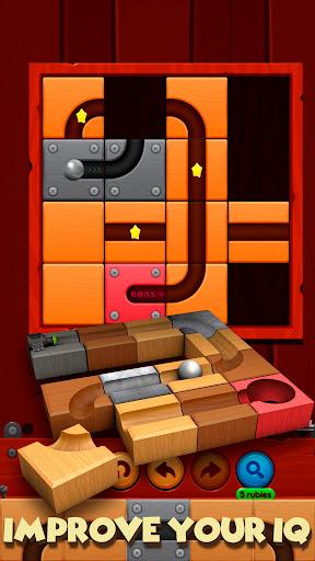 Unroll Ball Wood Puzzle 2024 - Image screenshot of android app