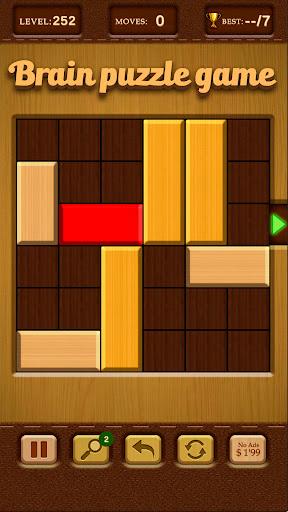 Unblock Red Wood Puzzle 2024 - Image screenshot of android app