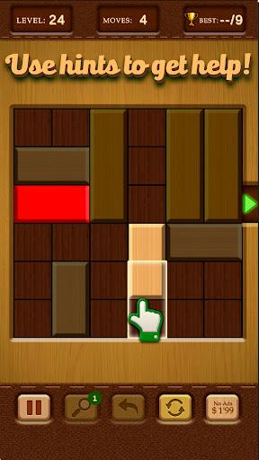 Unblock Red Wood Puzzle 2024 - Image screenshot of android app