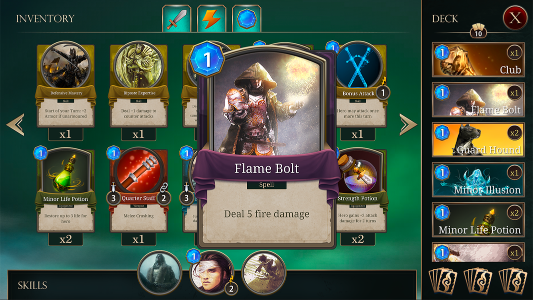Spellsword Cards: Demontide - Gameplay image of android game