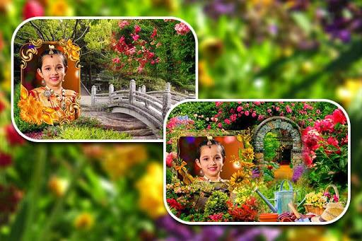 Garden Photo Frames - عکس برنامه موبایلی اندروید
