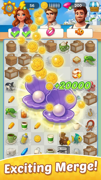 Merge Beach : Gossip & Mystery - عکس بازی موبایلی اندروید