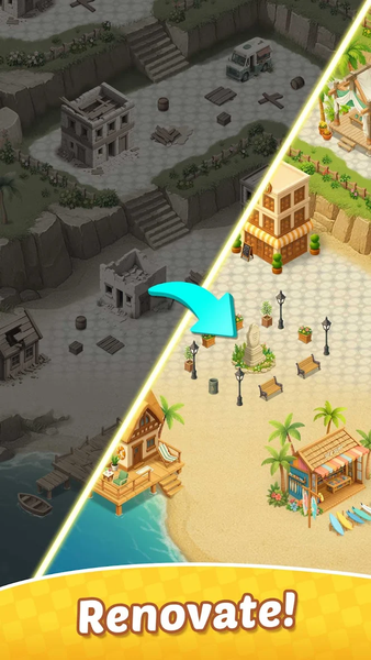 Merge Beach : Gossip & Mystery - عکس بازی موبایلی اندروید