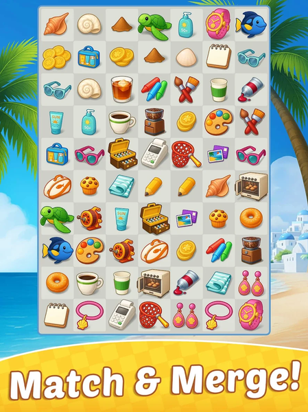 Merge Beach : Gossip & Mystery - عکس بازی موبایلی اندروید