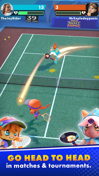 Super Champs: Racket Rampage - Gameplay image of android game