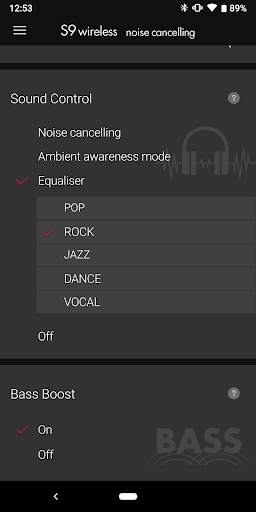 Pioneer Headphone App - Image screenshot of android app