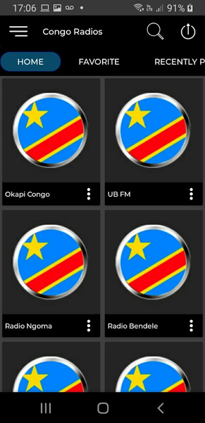 Okapi Congo FM Radio Apps - عکس برنامه موبایلی اندروید