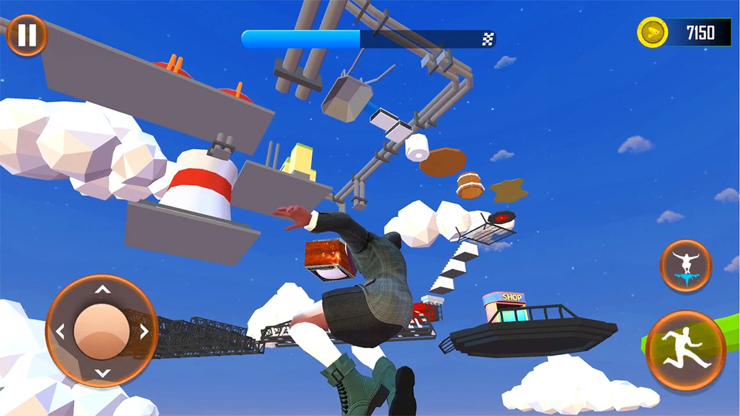 Parkour Jump Up: Go Ascend - عکس بازی موبایلی اندروید