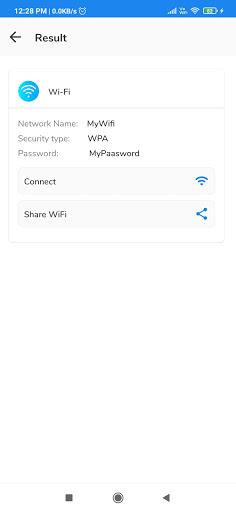 WiFi QR Code Scanner,Generator - عکس برنامه موبایلی اندروید