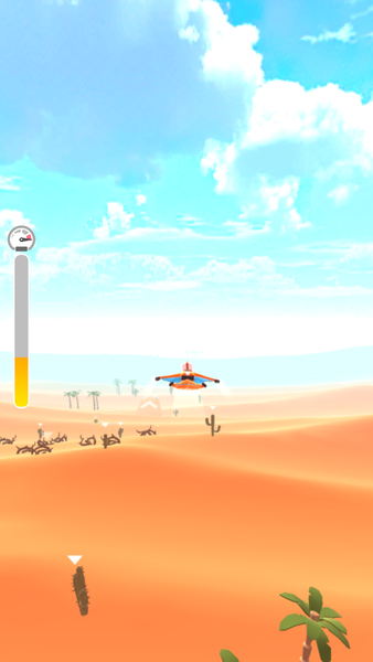 Roll the wheel - desert rider - Gameplay image of android game
