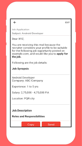 Email Template Creator - عکس برنامه موبایلی اندروید