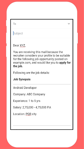 Email Template Creator - عکس برنامه موبایلی اندروید